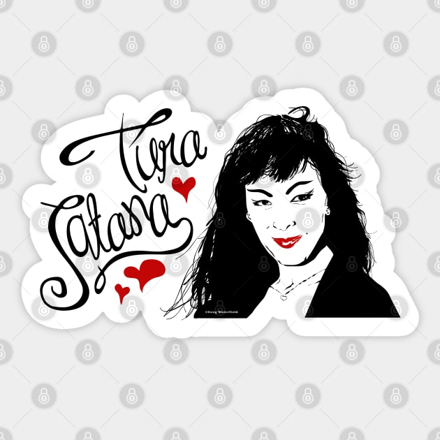 I Love Tura Satana® Sticker by Tura Satana Inc